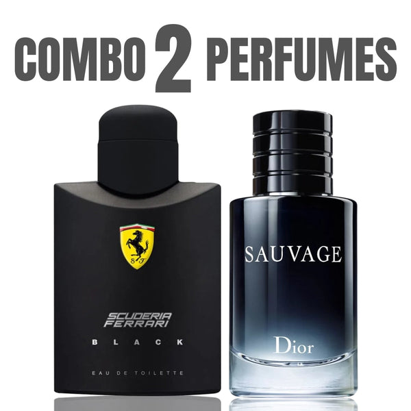 Combo Ferrari Black + Sauvage - Frete Grátis - Envio Imediato - Brinde